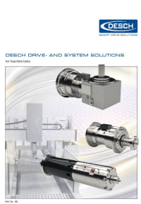 Denox® Rotary table drive