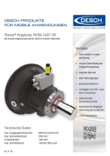 Planox® PHRA hydraulically actuated, bell-shaped model, radial oil feed